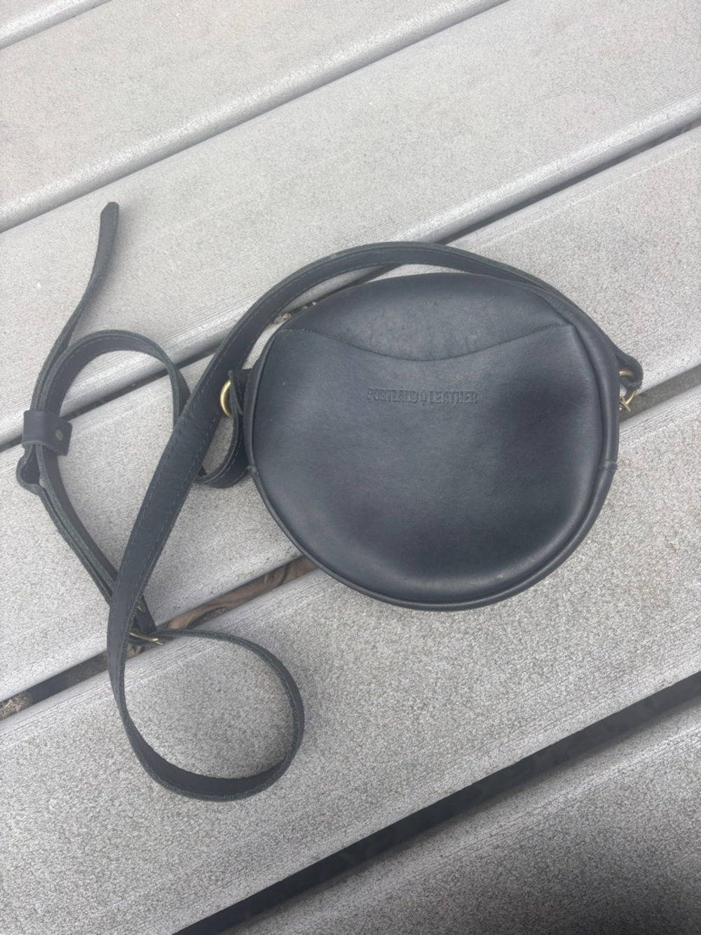 Portland Leather Goods Small Circle Crossbody